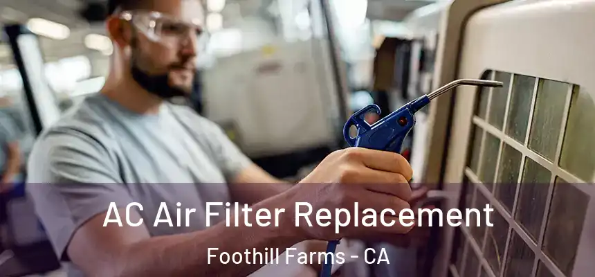  AC Air Filter Replacement Foothill Farms - CA